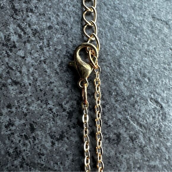 NEW Hamsa Hand of Fatima Pendant Good Luck Charm Adjustable Necklace 16 to 18-in - Picture 6 of 8